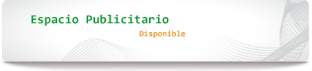 Espacio publicitario disponible Espacio publicitario disponible